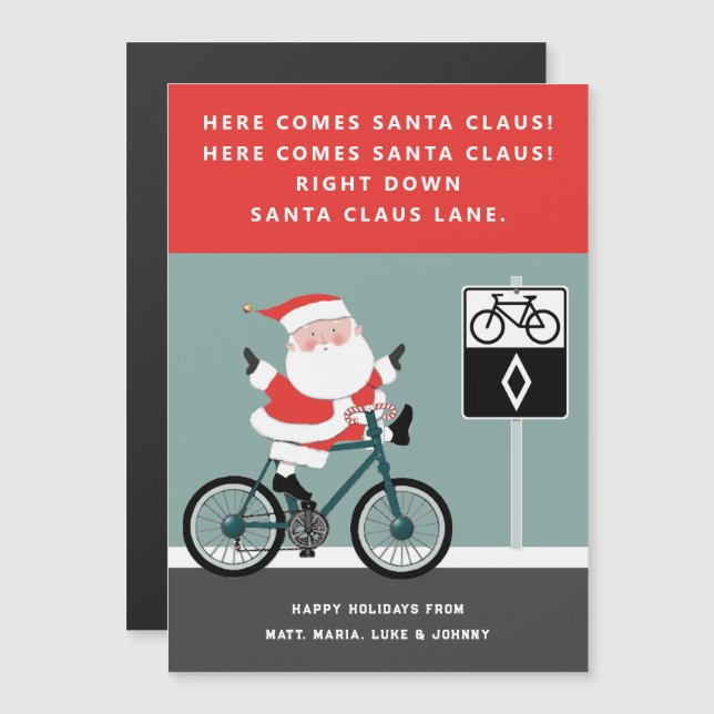 Kortet för Helgdag julklapp (Fram/baksida)
