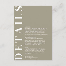 Kortet för indiska grullo-detaljer tilläggskort