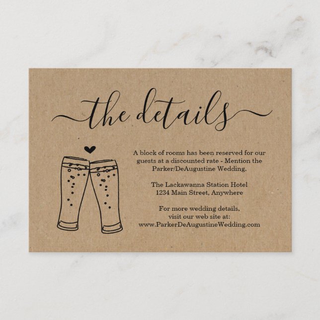 Kortet för information om ölinformation tilläggskort (Framsida)