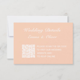 Kortet för information om webbplatsen QR Code Bröl OSA Kort