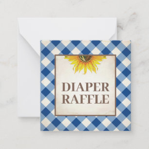 Kortet för inmatning av anteckningskort för Raffle