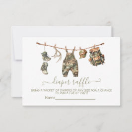 Kortet för jaktkläder inbjudningar