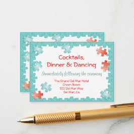 Kortet för jigszons puzzle-mottagning Sätt in Tilläggskort