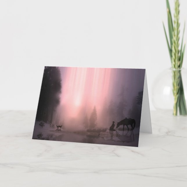 Kortet för julsäsong helgkort (Framsida)