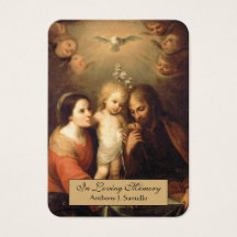 Kortet för katolsk Heliga-familjerättens begravnin