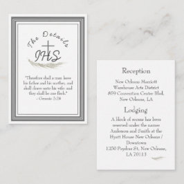 Kortet för katolskt bibelverse tilläggskort