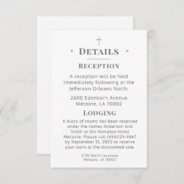 Kortet för katolskt detaljförslutning i monogramme tilläggskort