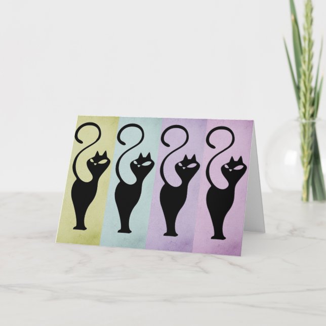 Kortet för katter-piskor kort (Framsida)