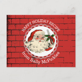 Kortet för matlagning av bakverk vykort