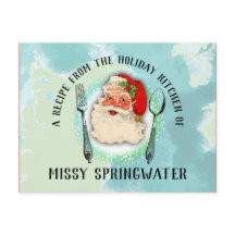 Kortet för matlagning av helgdag