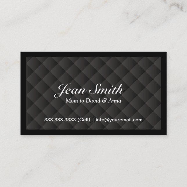 Kortet för Mörk Diamant Quilt-Mamma (Framsida)