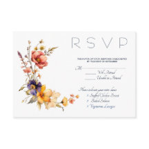 Kortet för OSA av eklectiskt Wildblommor