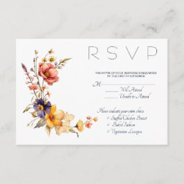 Kortet för OSA av eklectiskt Wildblommor Tilläggskort