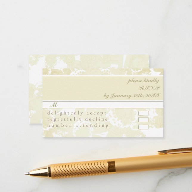 Kortet för osa (vit på inbjudan) tilläggskort (Fram/Back In Situ)