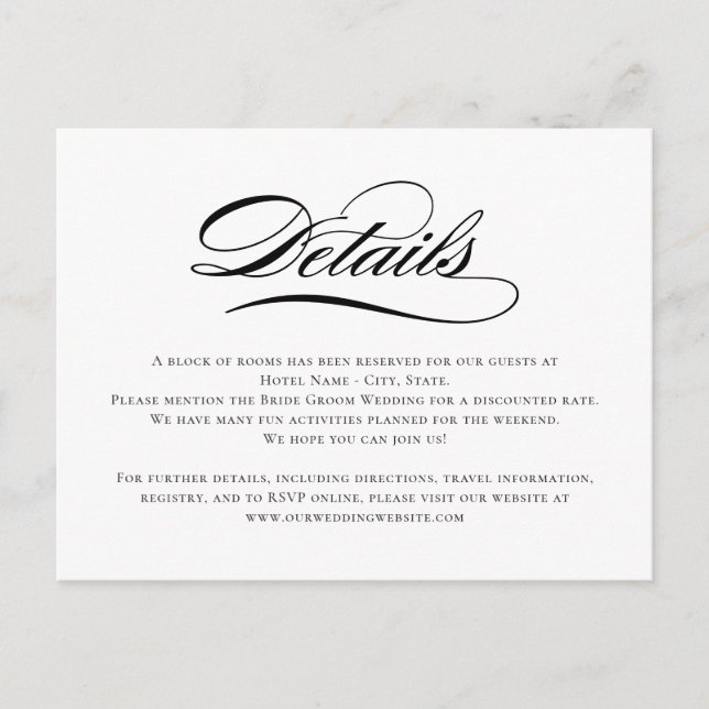 Kortet för redigerbart Färg-skript Vykort (Framsida)