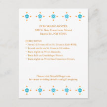 Kortet för Southwest Santa Fe Directions-hölje