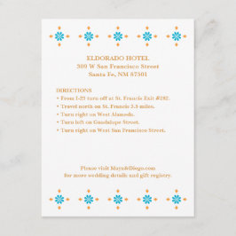 Kortet för Southwest Santa Fe Directions-hölje Tilläggskort