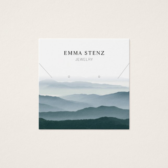 Kortet för Visning för avläsning av påskrift ・ Pas Fyrkantigt Visitkort (Framsida)