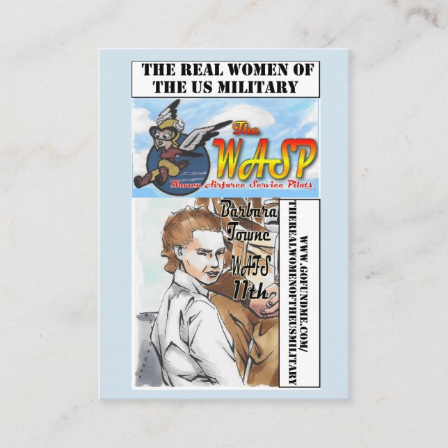Kortet för WASPBarbara Towne handel Visitkort (Framsida)