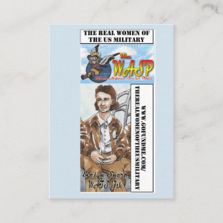 Kortet för WASPEvelyn det vassa handel Visitkort
