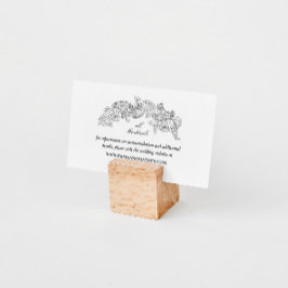 Kortet för webbplatshöljet elegant Black White Brö Tilläggskort