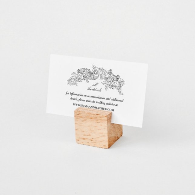 Kortet för webbplatshöljet elegant Black White Brö Tilläggskort (Skapare uppladdad)