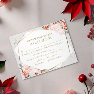 Kortet för Winter Wedding-höljet Gilded OSA Kort