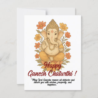 Kortet Ganesh Chaturthi Vykort