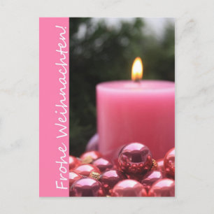 Kortet german rosa ornament christmas helg vykort