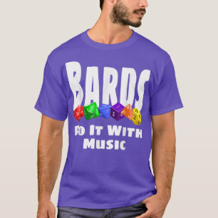 Kortet gör det med musikfunktionen RPG Dice-spelro T Shirt