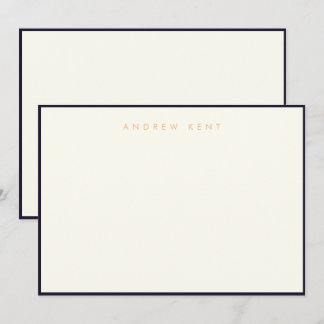 Kortet Gräns - platt anteckningskort 5" x 7"