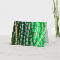 Kortet "grönt pryder med pärlor ",