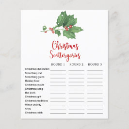 Kortet Holly WAN Jul Scattergories
