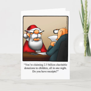 Kortet Humor i julhälsning Helgkort