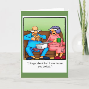 Kortet Humor i julhälsning Helgkort