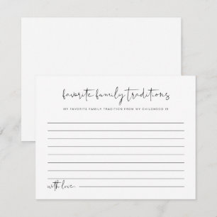 Kortet JOVI Modern Family Traditions-hölje Tilläggskort