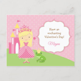 Kortet Kids Classroom princess Valentines Helg Vykort
