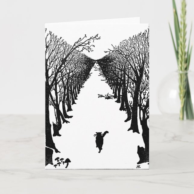 Kortet Kipling Cat Greeting Card Kort (Framsida)