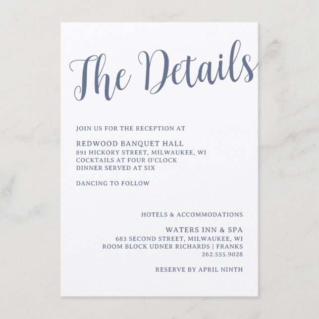 Kortet Kraft för fiskekanal i Krok Bröllop Tilläggskort (Framsida)