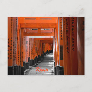 Kortet Kyoto - Fushimi Inari Shrine Vykort