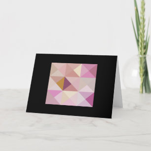 Kortet Lavender Lila Tones Quilt Squt Note Kort