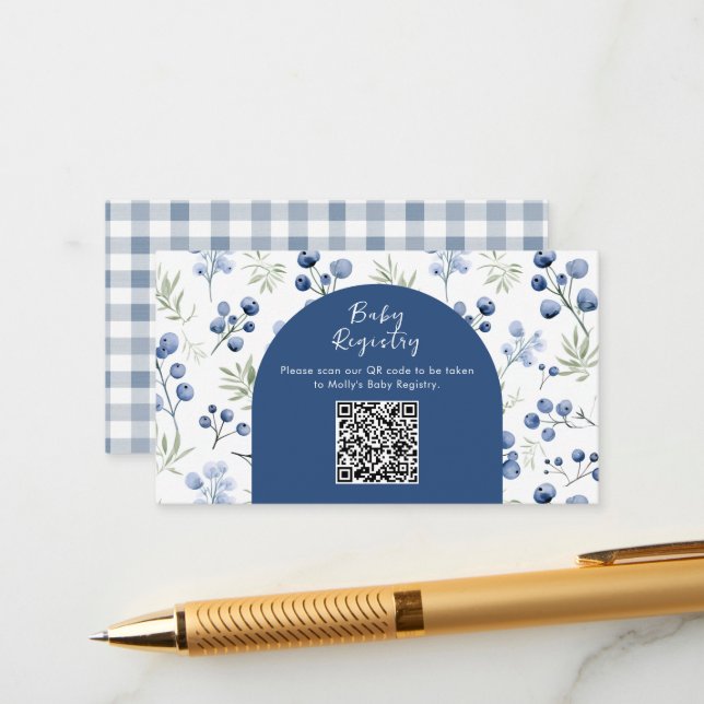 Kortet Little Cutie Paj Baby Shower-hölje Tilläggskort (Fram/Back In Situ)