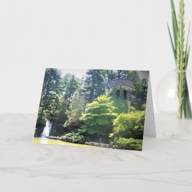 Kortet Longwood Gardens Clocktower Kort (Framsida)