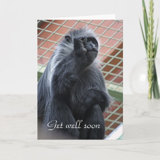 Kortet Monkey kommer snart Kort (Framsida)