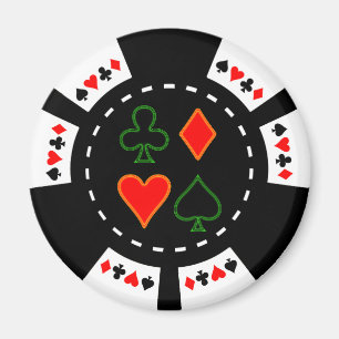 KORTET PASSAR POKERCHIPEN MAGNET