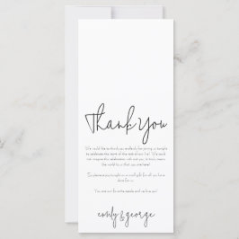 Kortet Quaint Bröllop Menu & Tack