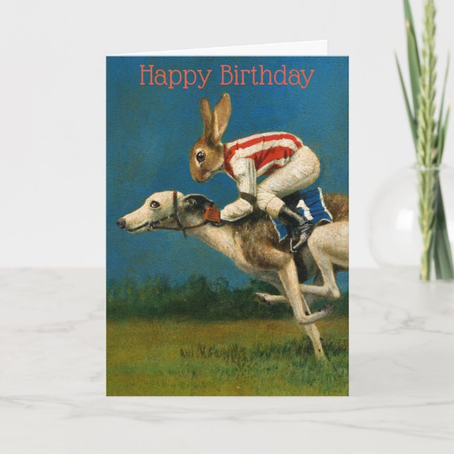Kortet Racer Birthday Card Kort (Framsida)
