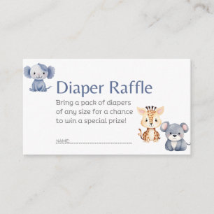 Kortet Raffle Baby djur Tilläggskort