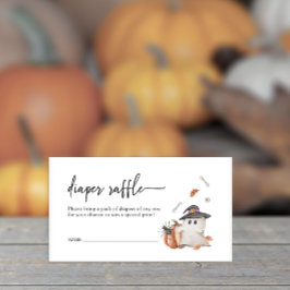 Kortet Raffle Halloween Baby Shower-hölje Tilläggskort