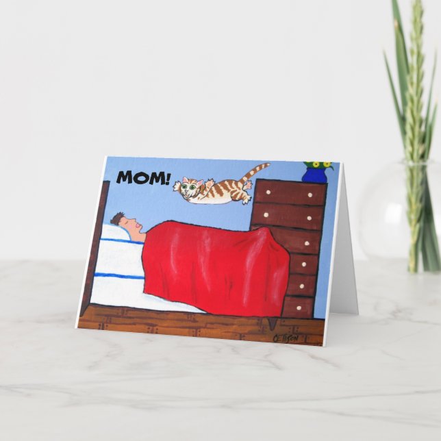Kortet roligt Mors dag Kort (Framsida)